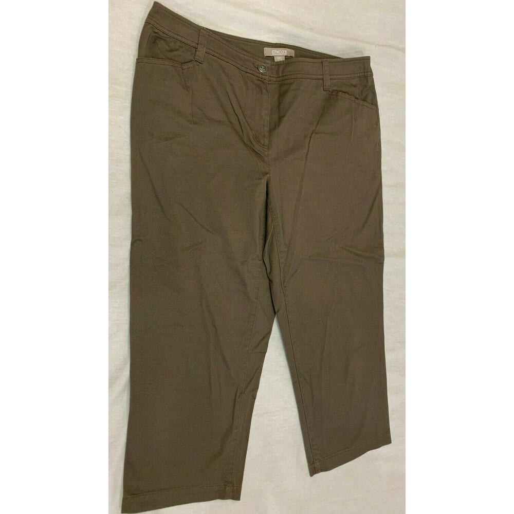 CHICOS WOMENS CAPRIS PANTS SIZE 1.5
